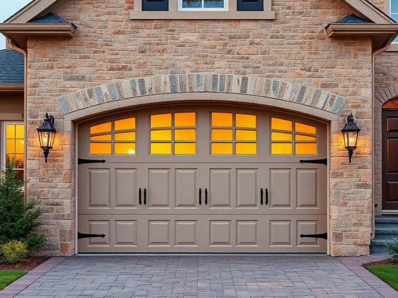 Garage door installation project 2 - Modern residential garage door